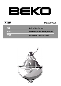 Handleiding BEKO DSA28000S Koel-vries combinatie