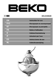 Mode d’emploi BEKO DS233020 Réfrigérateur combiné