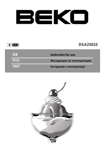 Handleiding BEKO DSA25010 Koel-vries combinatie