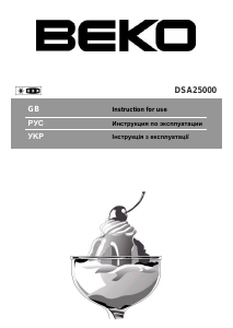 Manual BEKO DSA25000 Fridge-Freezer