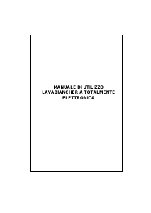 Manuale Bompani BO02839/E Lavatrice