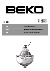 Handleiding BEKO CSA29000 Koel-vries combinatie