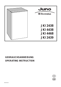 Manual Juno-Electrolux JKI4468 Refrigerator