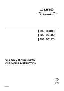 Manual Juno-Electrolux JRG90121 Refrigerator