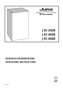 Bedienungsanleitung Juno-Electrolux JKI2438 Kühlschrank