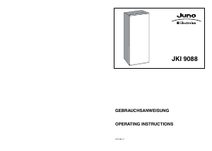 Manual Juno-Electrolux JKI9088 Refrigerator