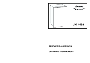 Manual Juno-Electrolux JKI4458 Refrigerator