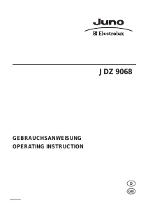 Bedienungsanleitung Juno-Electrolux JDZ9068 Kühlschrank