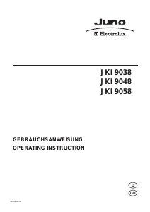 Manual Juno-Electrolux JKI9038 Refrigerator