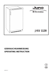 Manual Juno-Electrolux JKU1128 Refrigerator