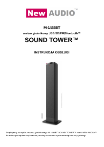 Instrukcja New Audio M-1455BT Sound Tower Głośnik