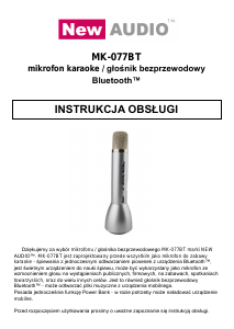 Instrukcja New Audio MK-077BT Mikrofon