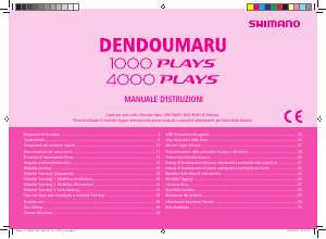 Manuale Shimano Dendoumaru 4000 Plays Mulinello da pesca