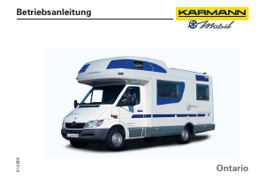 Bedienungsanleitung Karmann Ontario 600 H (Mercedes) (2006) Wohnmobil