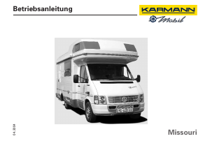 Bedienungsanleitung Karmann Missouri 600 H (Volkswagen) (2004) Wohnmobil