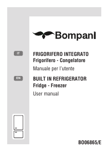 Handleiding Bompani BO06865/E Koel-vries combinatie