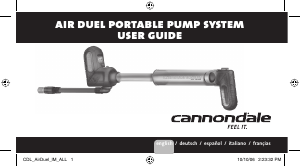 Manual Cannondale Air Duel Bicycle Pump