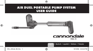 Handleiding Cannondale Air Duel Fietspomp