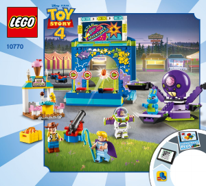 Handleiding Lego set 10770 Toy Story 4 Kermismania van Buzz en Woody