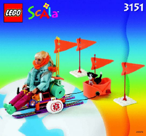 Bedienungsanleitung Lego set 3151 Scala Emma auf Skitour