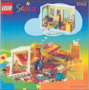 Manual Lego set 3142 Scala Maries room