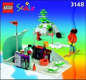 Bedienungsanleitung Lego set 3148 Scala Carlas Winter Camp