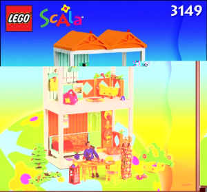 Bedienungsanleitung Lego set 3149 Scala Happy Home Puppenhaus