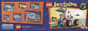 Manual Lego set 4616 Jack Stone Rapid response tanker