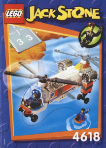 Manual Lego set 4618 Jack Stone Twin rotor cargo