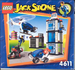 Handleiding Lego set 4611 Jack Stone Policebureau