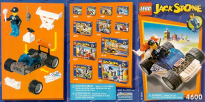 Handleiding Lego set 4600 Jack Stone Politieracer