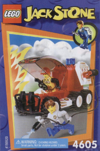 Manual Lego set 4605 Jack Stone Fire response SUV