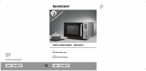 Mode d’emploi SilverCrest SMW 800 E1 Micro-onde