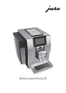 Bedienungsanleitung Jura Z8 Kaffeemaschine