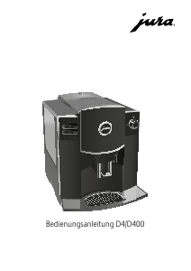 Bedienungsanleitung Jura D400 Kaffeemaschine