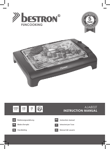 Mode d’emploi Bestron AJA802T Barbecue