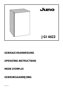 Handleiding Juno JGI4422 Vriezer