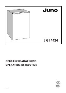 Manual Juno JGI4424 Freezer