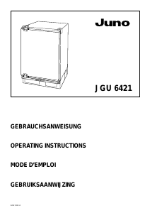 Handleiding Juno JGU6421 Vriezer