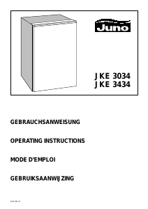 Handleiding Juno JKE3034 Koelkast