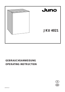 Manual Juno JKU4021 Refrigerator