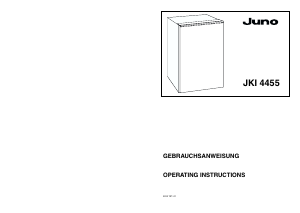 Manual Juno JKI4455 Refrigerator