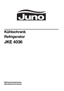 Handleiding Juno JKE4036 Koelkast