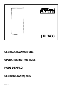 Handleiding Juno JKI3433 Koelkast