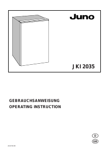 Manual Juno JKI2035 Refrigerator