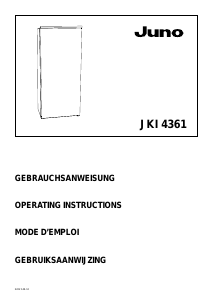 Bedienungsanleitung Juno JKI4361 Kühlschrank