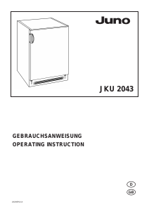 Handleiding Juno JKU2043 Koelkast