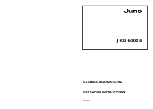 Manual Juno JKG6400E Fridge-Freezer