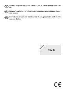 Mode d’emploi Bompani BO689SC/N Cuisinière