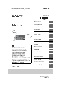 Mode d’emploi Sony Bravia KDL-43WG663 Téléviseur LCD